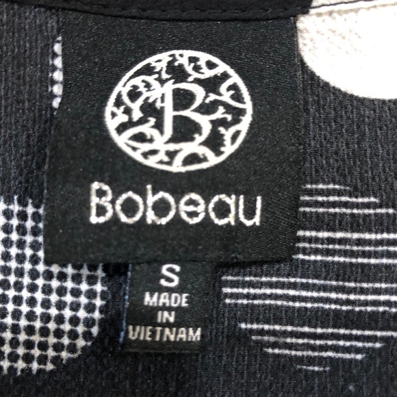 Bobeau Black Polka Dot Print Blouse - Picture 4 of 13